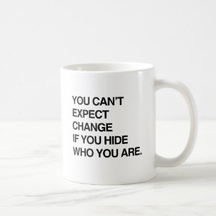 DU KANNST KEINE VERÄNDERUNG ERWARTEN, WENN DU VERB KAFFEETASSE
