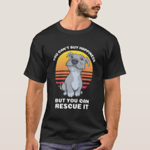 Du kannst keinen glücklichen Pitbull Rescue Hund k T-Shirt