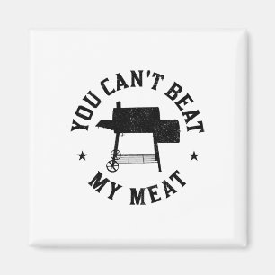 Du kannst mein Fleisch BBQ Grilling Chef Lustig Gr Magnet