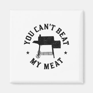 Du kannst mein Fleisch BBQ Grilling Chef Lustig Gr Magnet