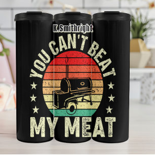 Du kannst mein Fleisch nicht schlagen Thermosbecher