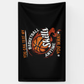 Du kannst meine Basketballfähigkeiten jederzeit te Banner (Vertikal)