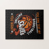 Du kannst meine Basketballfähigkeiten jederzeit te Puzzle (Horizontal)
