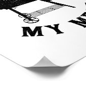 Du kannst meine Grillen Grillen Koch Funny Gri nic Poster (Ecke)