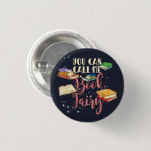 Du kannst mich buchendes Nerd Bibliothekar nennen Button (Vorne & Hinten)