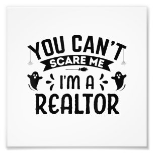 Du kannst mich im Realtor Funny Halloween Rea nich Fotodruck