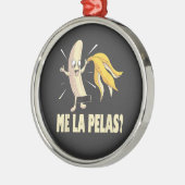 Du kannst mich mal ornament aus metall (Links)
