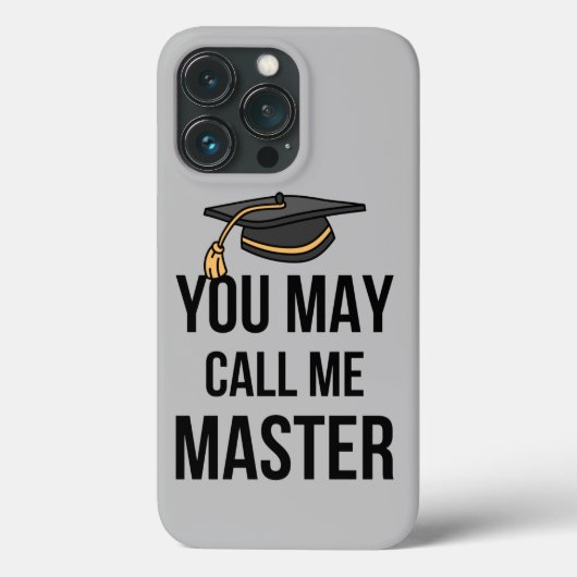 Du kannst mich Master I nennen Case-Mate iPhone Hülle (Rückseite)