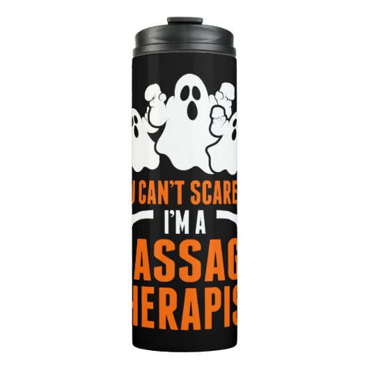 Du kannst mich nicht als Massagetherapeutin behand Thermosbecher (Vorderseite)
