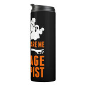 Du kannst mich nicht als Massagetherapeutin behand Thermosbecher (Nach rechts gedreht)