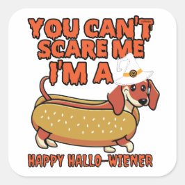 DU KANNST MICH NICHT ERKENNEN, ICH BIN EIN GLÜCKLI QUADRATISCHER AUFKLEBER