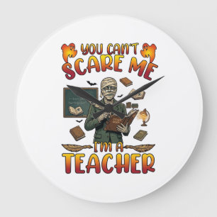 Du Kannst Mich Nicht Erschrecken Ich Bin Lehrer Mu Große Wanduhr