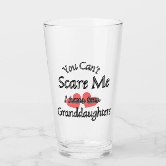 Du kannst mich nicht erschrecken, ich habe zwei En Glas (Vorderseite)