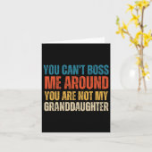 Du Kannst Mich Nicht Herumkommandieren Du Bist Nic Karte (Gelbe Blume)