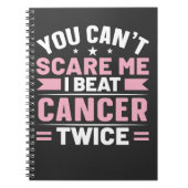 Du kannst mich nicht kümmern, ich besiege zweimal notizblock (Vorderseite)