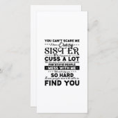 Du kannst mir egal sein, dass ich eine verrückte S Dankeskarte (Vorne/Hinten)