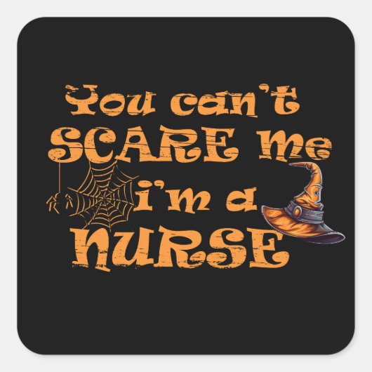 Du kannst mir keine Angst machen, dass ich ein Kra Quadratischer Aufkleber (Vorderseite)