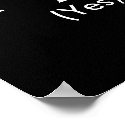 Du kannst mir keine Angst machen, dass ich einen v Poster (Ecke)