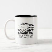 Du kannst mir keine Angst machen, dass ich Fahrleh Zweifarbige Tasse (Links)