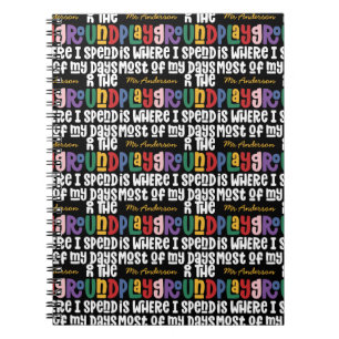 Du kannst mir keine Angst machen, dass Lehrer Typo Notizblock