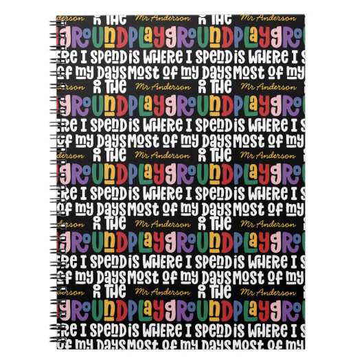 Du kannst mir keine Angst machen vor Typografie-Ge Notizblock (Vorderseite)