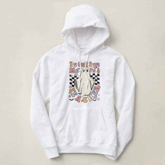 Du kannst mir keinen Angst machen, als Lehrer Hoodie (Design vorne)