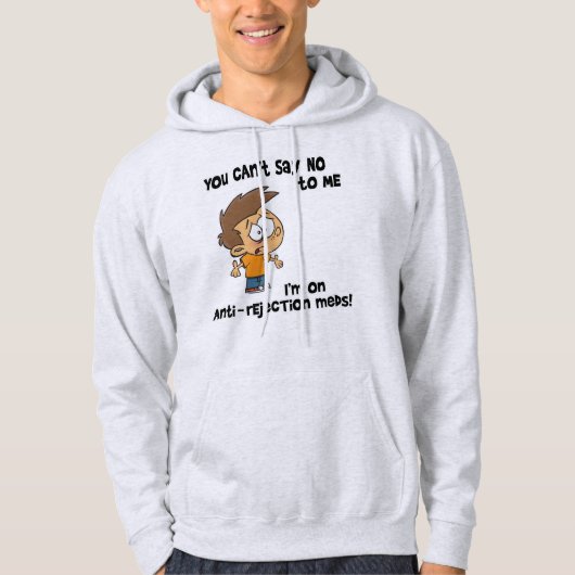 Du kannst mir nicht nein sagen - mit Cartoon Junge Hoodie (Vorderseite)