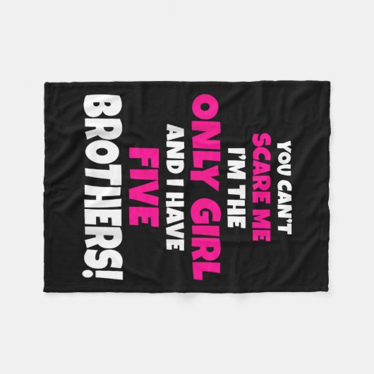 Du kannst mir nicht sagen, dass ich fünf Brüder ha Fleecedecke (Vorderseite (Horizontal))