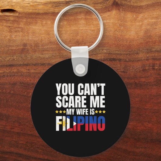 Du kannst mir nicht sagen, meine Ehefrau ist Filin Schlüsselanhänger (Vorderseite)