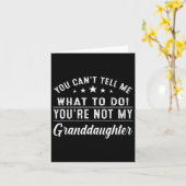 Du kannst mir nicht sagen, was ich tun soll, du bi karte (Gelbe Blume)