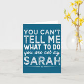 Du kannst mir nicht sagen, was ich tun soll, du bi karte (Gelbe Blume)