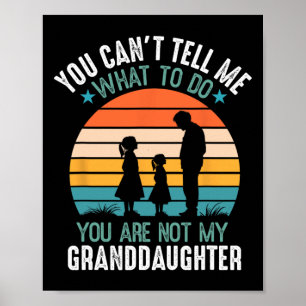 Du kannst mir nicht sagen, was ich tun soll, du bi poster