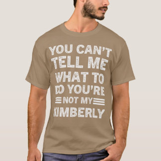 Du kannst mir nicht sagen, was ich tun soll, du bi T-Shirt