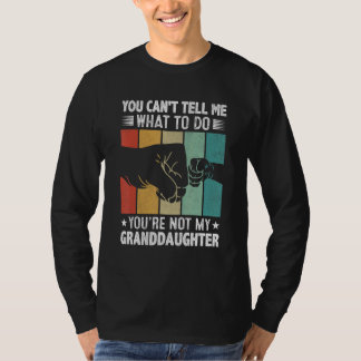 Du kannst mir nicht sagen, was ich tun soll. Du bi T-Shirt