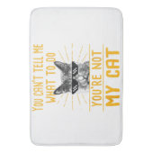 Du kannst mir nicht sagen, was ich tun soll - Funn Badematte (Vorderseite Vertikal)