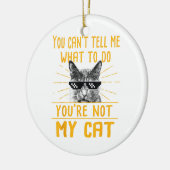 Du kannst mir nicht sagen, was ich tun soll - Funn Keramik Ornament (Links)