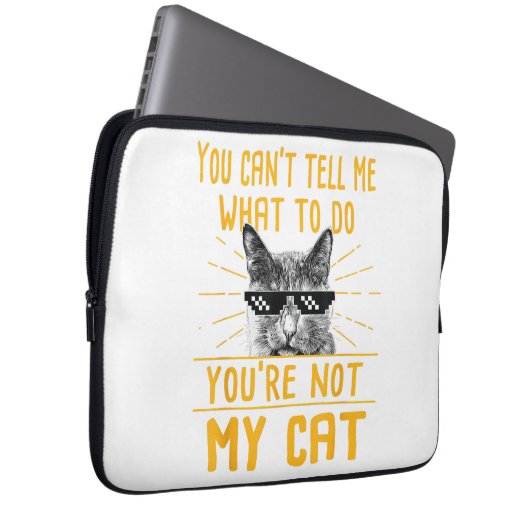 Du kannst mir nicht sagen, was ich tun soll - Funn Laptopschutzhülle (Vorne Rechts)