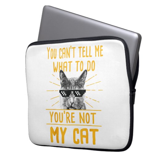 Du kannst mir nicht sagen, was ich tun soll - Funn Laptopschutzhülle (Vorderseite Links)