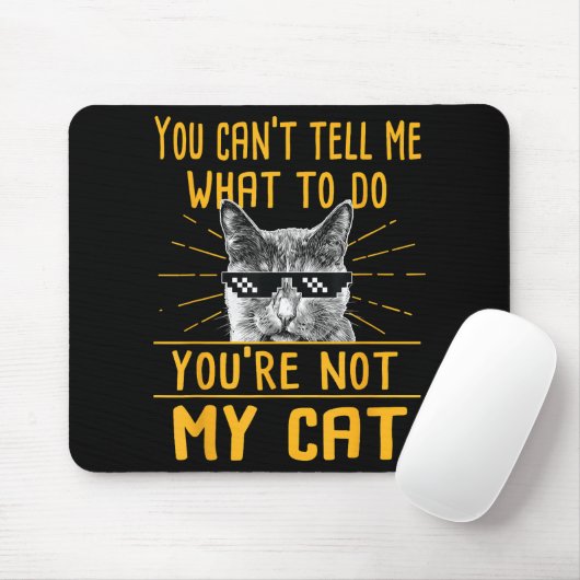 Du kannst mir nicht sagen, was ich tun soll - Funn Mousepad (Mit Mouse)