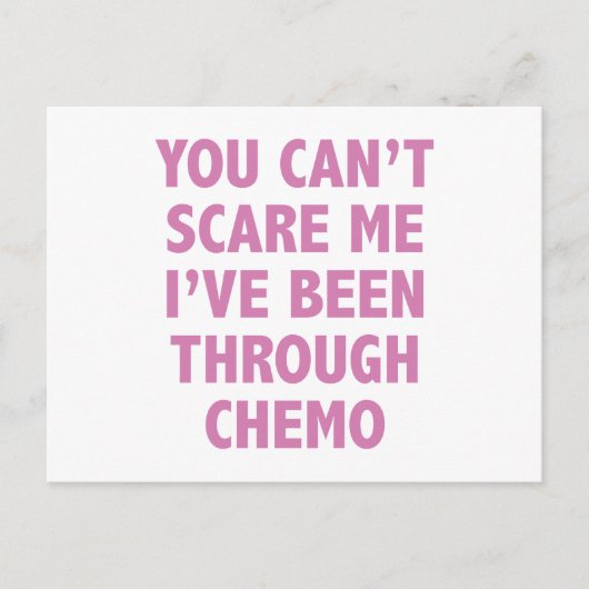 Du kannst mir nicht vormachen, dass ich durch Chem Postkarte (Vorderseite)