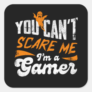 Du kannst mir nicht vormachen, dass ich Gamer-Gesc Quadratischer Aufkleber