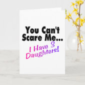 Du kannst mir nichts ausmachen, dass ich 3 Töchter Karte (Gelbe Blume)