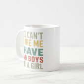 Du kannst mir nichts ausmachen, dass ich zwei Jung Kaffeetasse (Vorderseite Links)