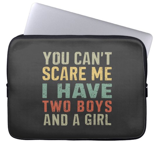 Du kannst mir nichts ausmachen, dass ich zwei Jung Laptopschutzhülle (Vorderseite)