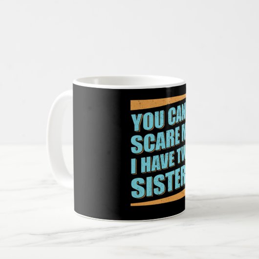 Du kannst mir nichts ausmachen, dass ich zwei Schw Kaffeetasse (Vorderseite Links)