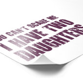 Du kannst mir nichts ausmachen, dass ich zwei Töch Fotodruck (Ecke)