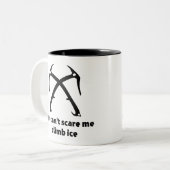 Du kannst mir nichts ausmachen, wenn ich auf Eis k Zweifarbige Tasse (Vorderseite Links)