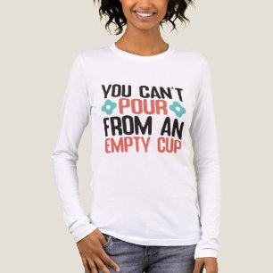 Du kannst nicht aus einem leeren Becher gießen Sel Tri-Blend Shirt