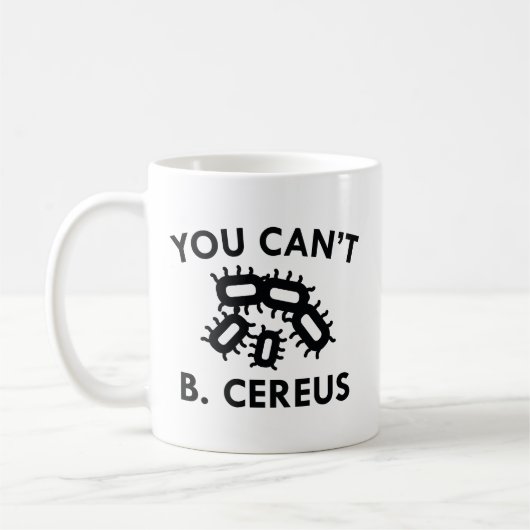 Du kannst nicht b. Cereus Kaffeetasse (Links)