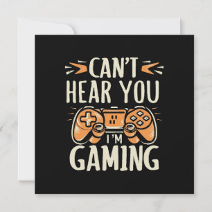 Du kannst nicht hören, dass ich spiele einladung
